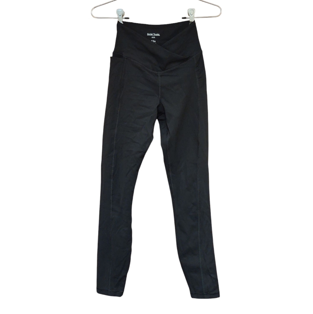 EUC Social Tourist Black High-Waisted Leggings Size XS